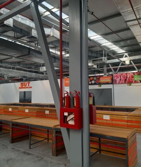 Food City Tashkent bozorida muhandislik kommunikatsiyalari — 4