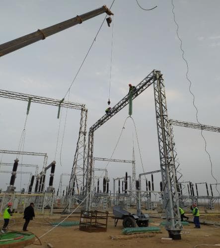 Tutli fotoelektr stansiyasi uchun 35/220 kV nimstansiya qurilishi — 5