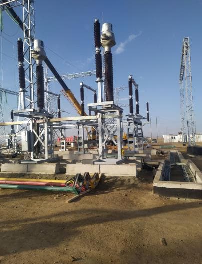 Tutli fotoelektr stansiyasi uchun 35/220 kV nimstansiya qurilishi — 6