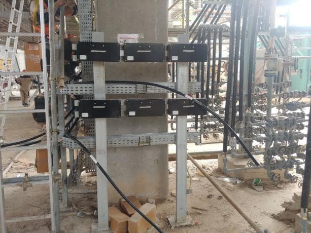 Uzbekistan GTL zavodida elektromontaj ishlari — 1