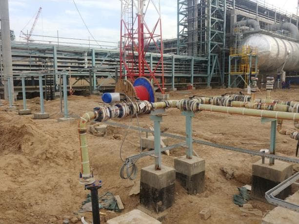 Uzbekistan GTL zavodida elektromontaj ishlari — 2