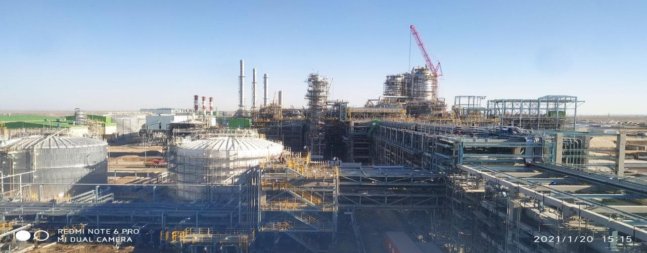 Uzbekistan GTL zavodida elektromontaj ishlari — 3