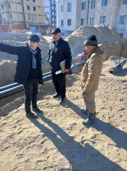 Yangi O'zbekiston massivlari uchun qozonxonalar va issiqlik trassalari — 2